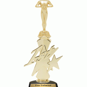 1st Place Star Riser Trophy Animated