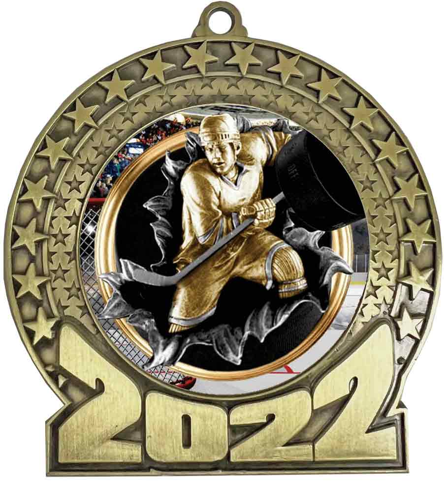 2022 Hockey Insert Medal Medals Award
