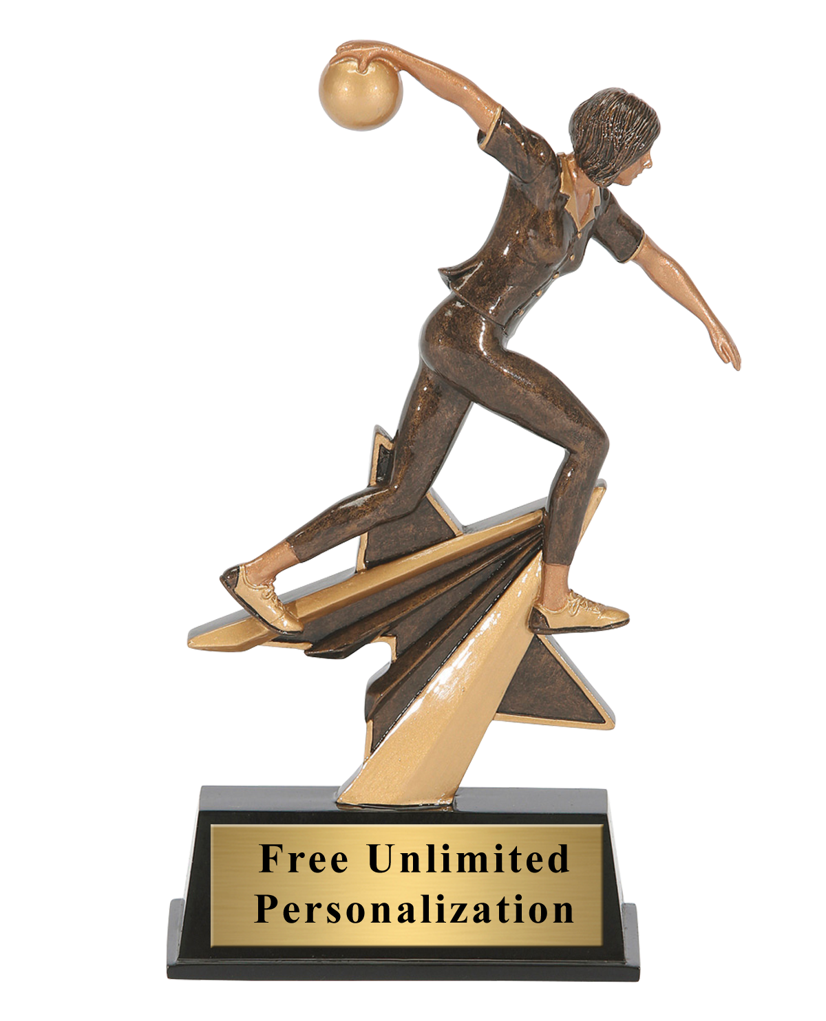 Star Power Bowling Trophy Female Medals Award(02)