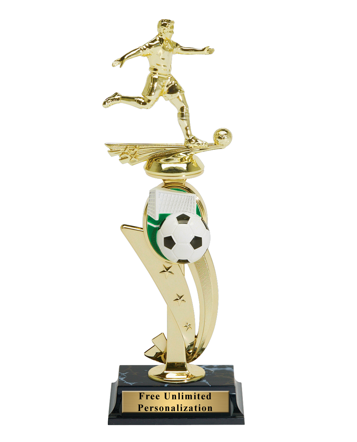 Color Scene Soccer Trophy Male Medals Award(03)