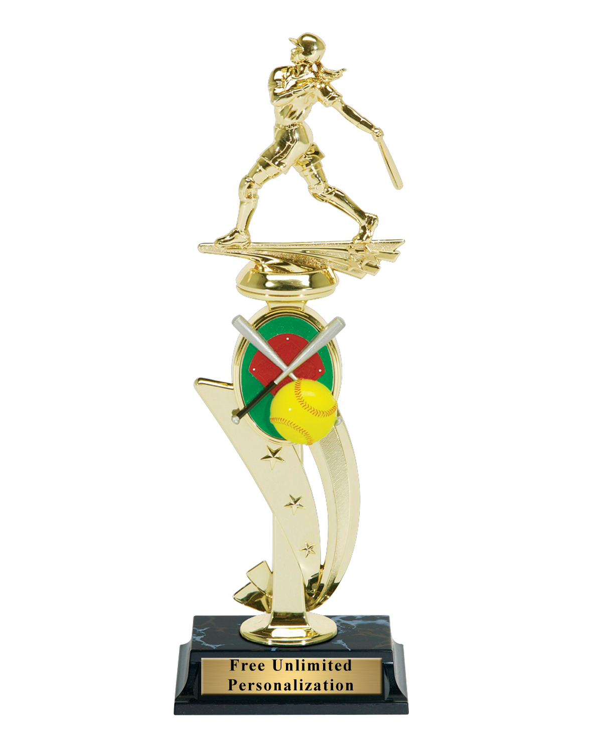 Color Scene Softball Trophy Medals Award