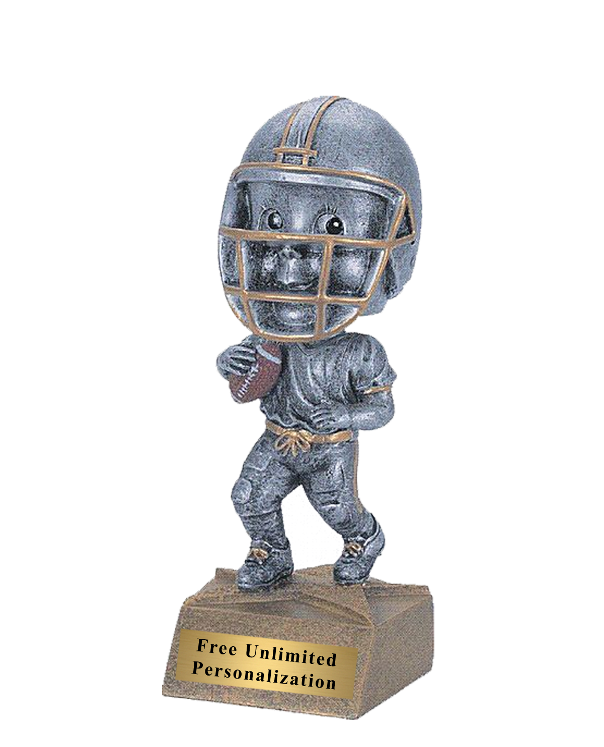 Football Bobblehead Trophy Male Medals Award