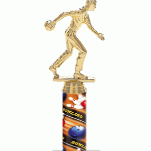 Bowling Column Trophy Animated