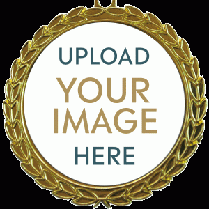 Bright Wreath Custom Insert Medal Animated