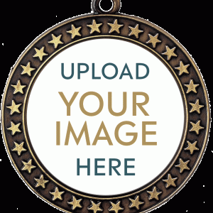 Champion Star Custom Insert Medal Animated