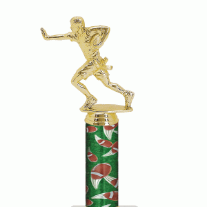 Flag Football Column Trophy Animated
