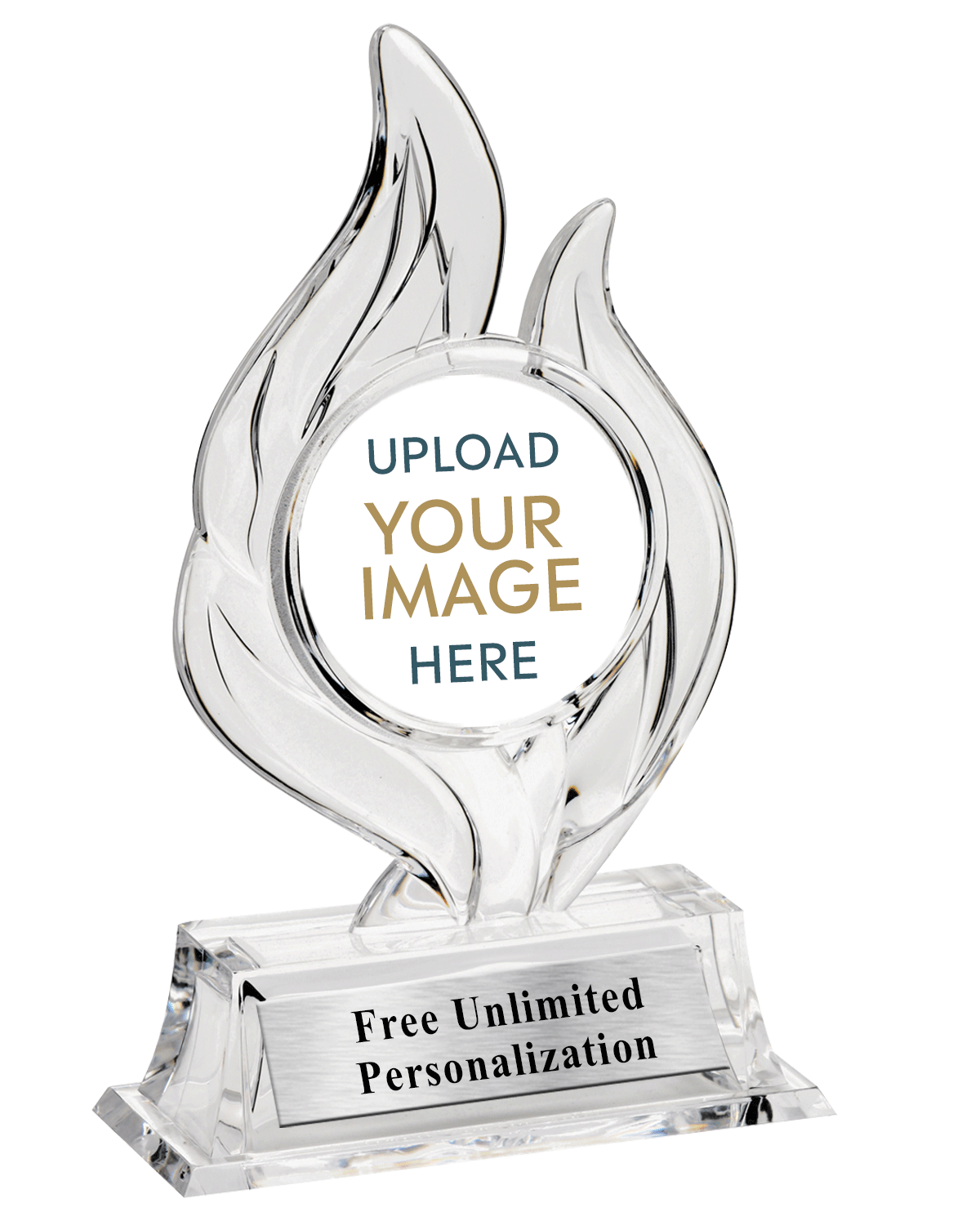 Krystal Flame Custom Insert Trophy - Medals Award SKU: 40126-CM Medals Award 客製 - Medals Award Krystal Flame Custom Insert Trophy