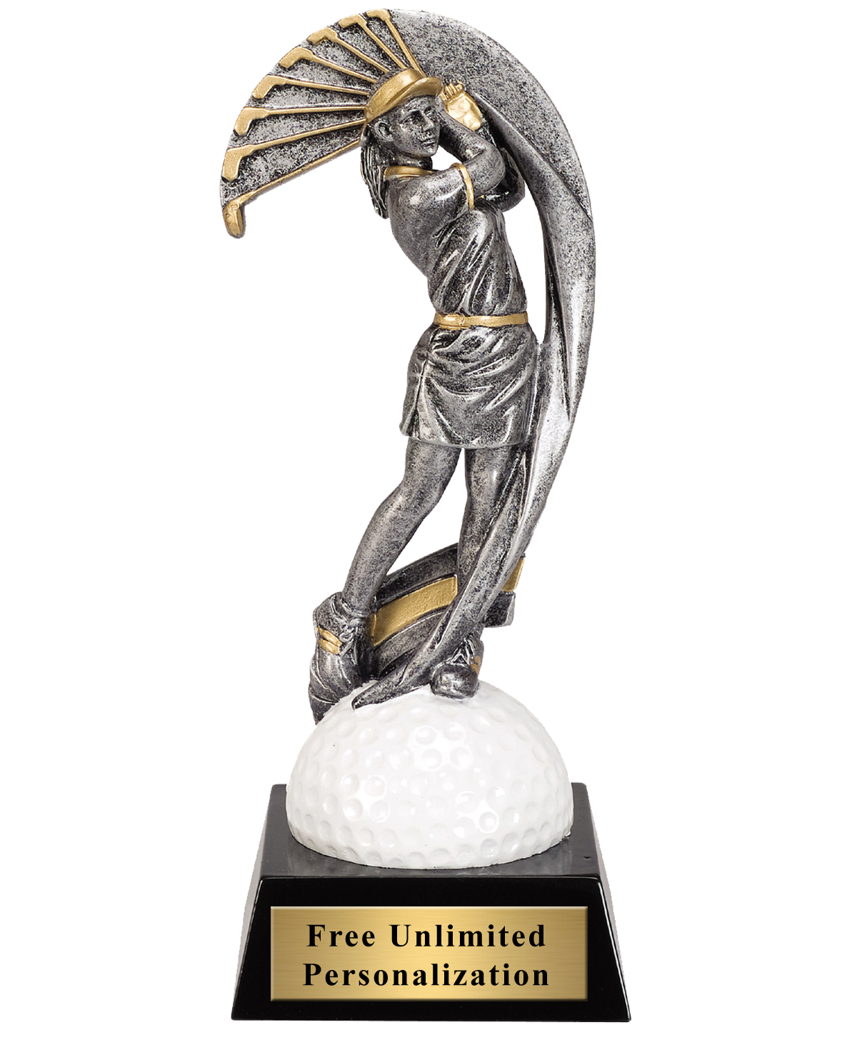 Motion Extreme Golf Trophy Female Medals Award