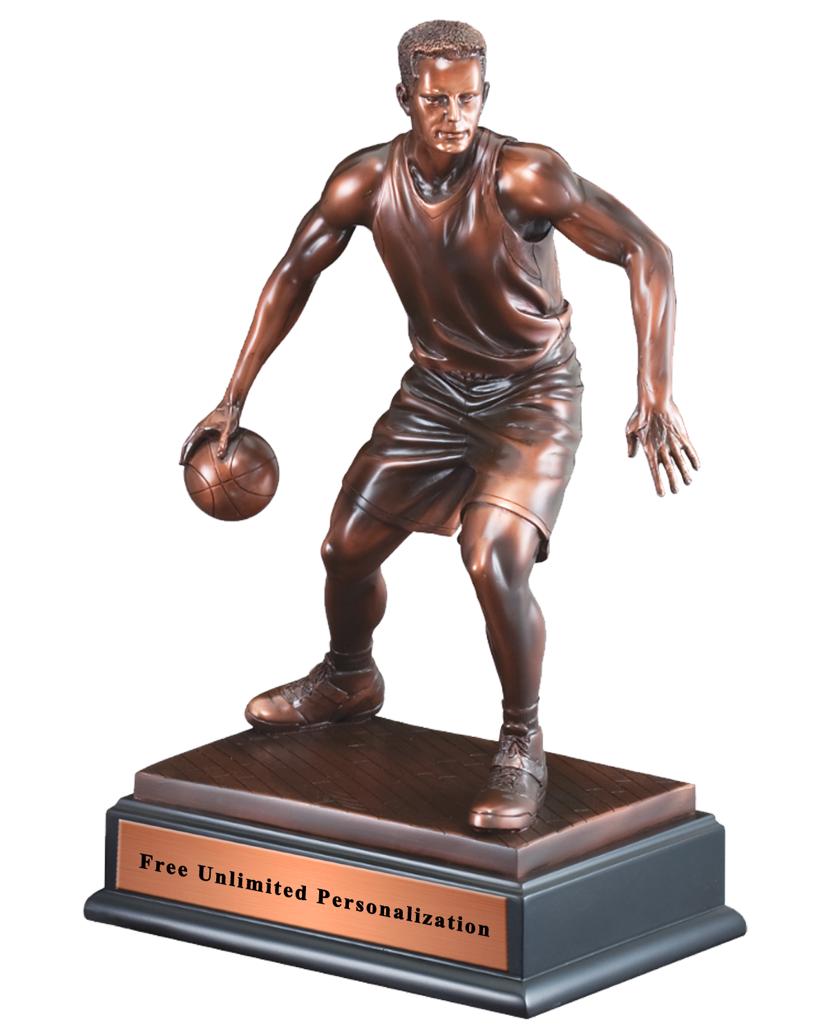 Bronze MVP Basketball Award - Medals Award