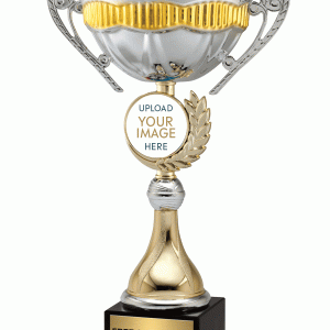 Silver & Gold Victory Wreath Custom Insert Cup Animated