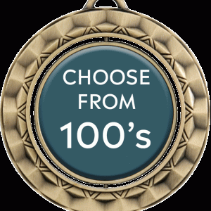 Gold Spin Insert Medal Animated