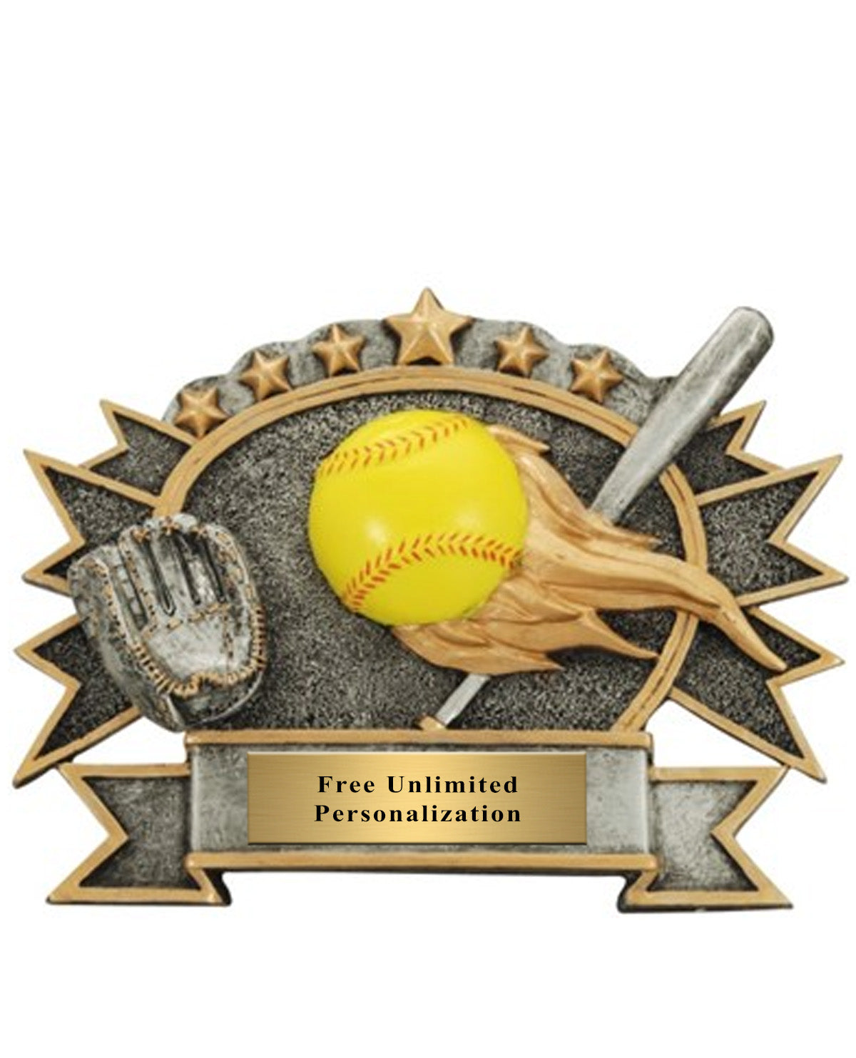 Sport Plate Softball Award Medals Award