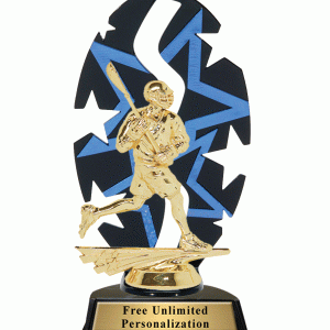 Star Backdrop Lacrosse Trophy Animated
