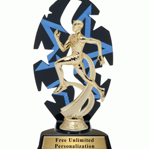 Star Backdrop Track Trophy Animated