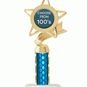 Team Spirit Ribbon Star Insert Trophy