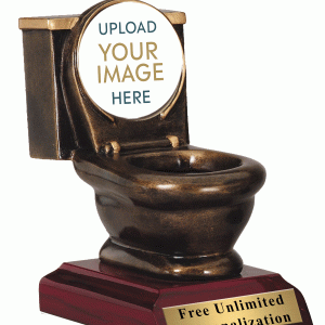 Toilet Custom Insert Trophy