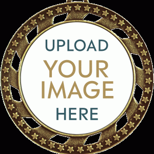 Victory Star Custom Insert Medal Animated